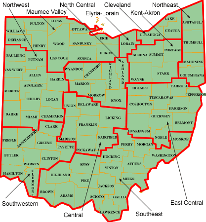regionalsmap with neospa
